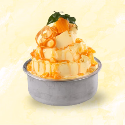 Salsas, veteados y sembrados para helado