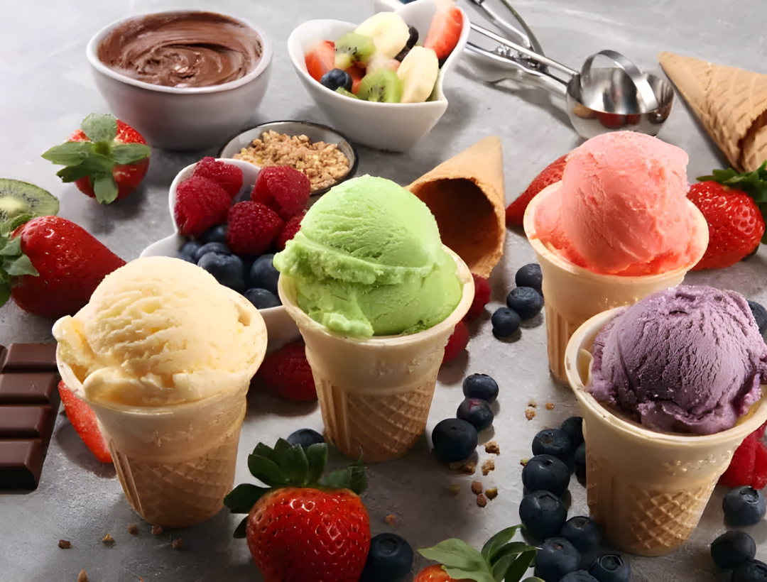 Tendencias de sabores de helado 2025