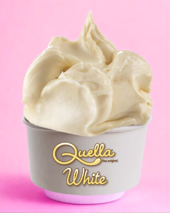 Textura fluida característica de variegatos Quella Family a temperatura de congelación