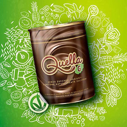 Quella Original chocolate con avellana para helado
